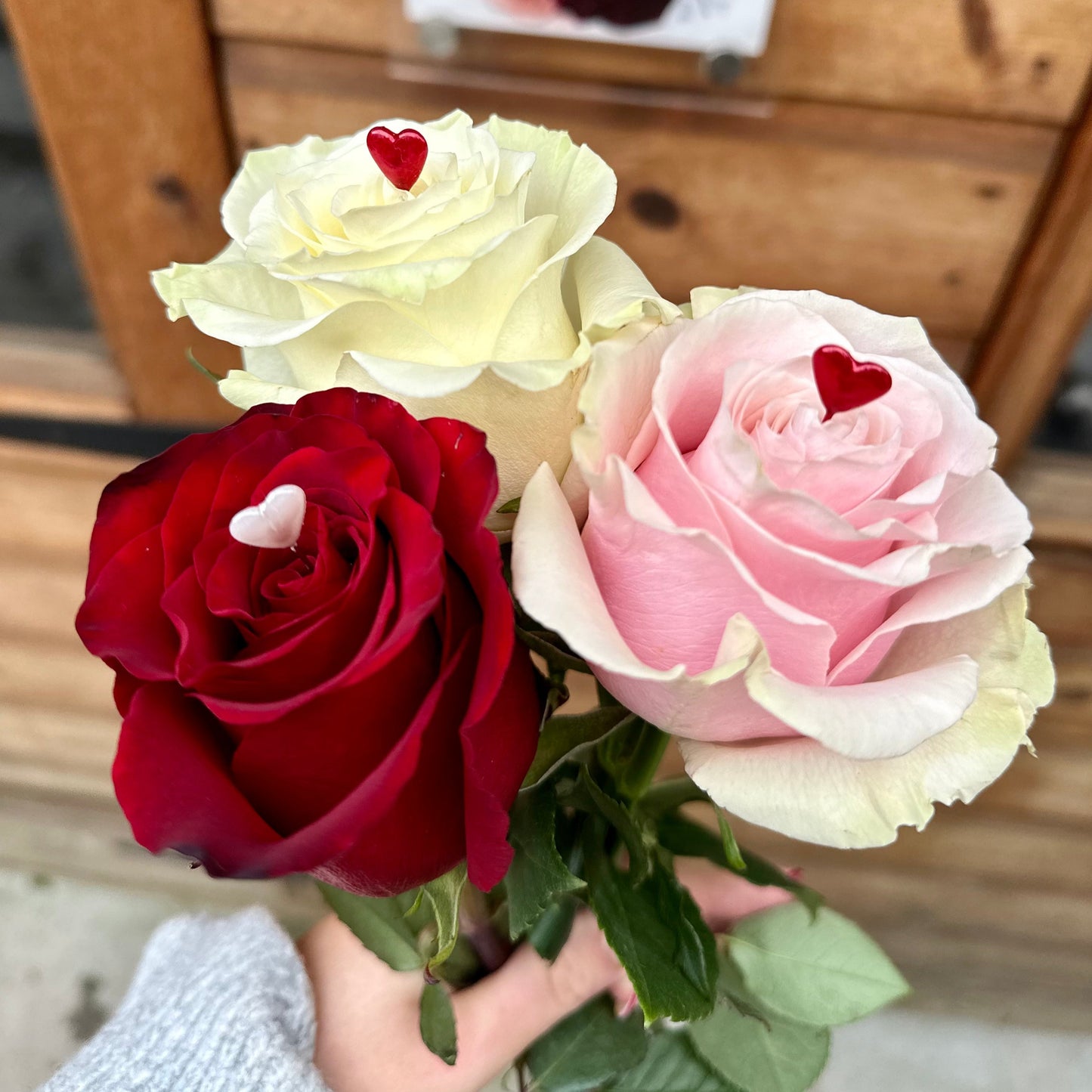 Heart pins